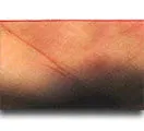 1 1/2" Peaches & Chocolate Hand/Dyed Silk Ribbon (Made in USA)