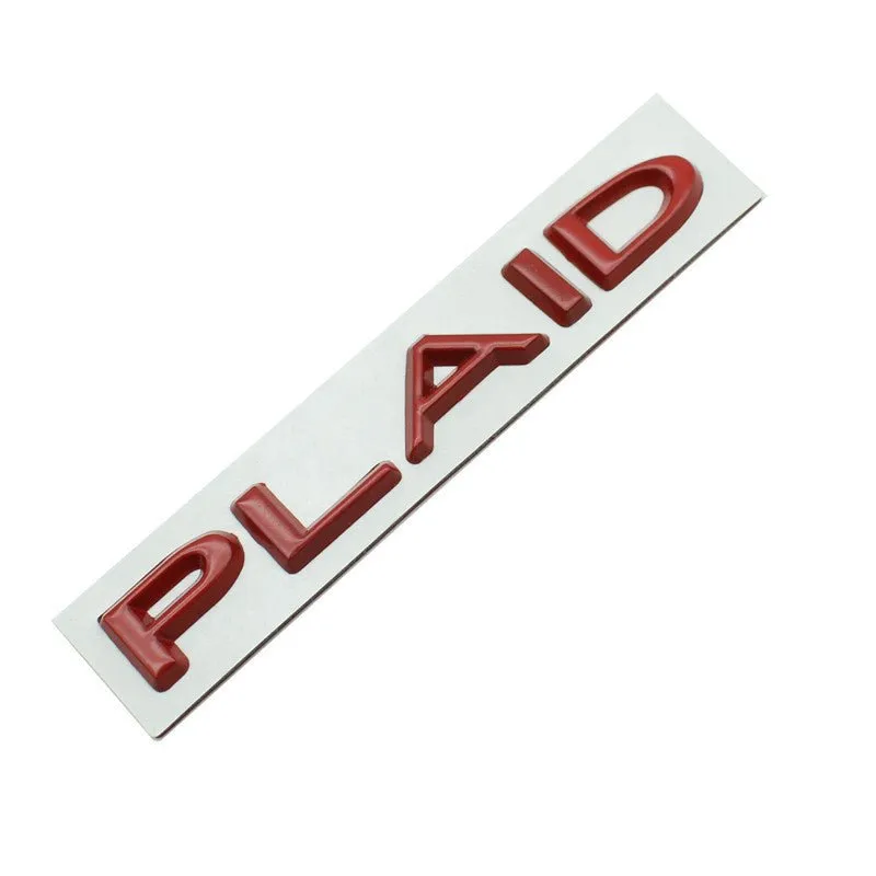3D Metal Rear Trunk Sticker Emblem Sticker for Tesla Model 3/Y/S/X