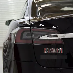 3D Metal Rear Trunk Sticker Emblem Sticker for Tesla Model 3/Y/S/X