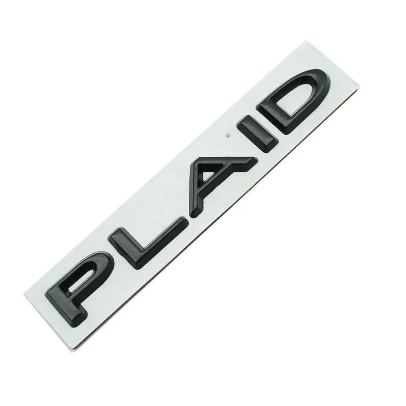 3D Metal Rear Trunk Sticker Emblem Sticker for Tesla Model 3/Y/S/X