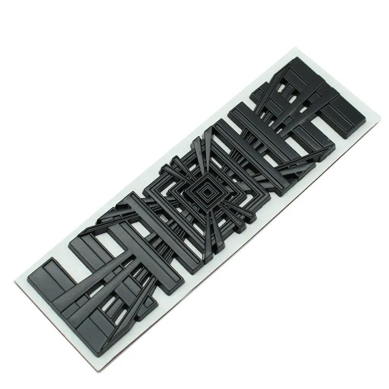 3D Metal Rear Trunk Sticker Emblem Sticker for Tesla Model 3/Y/S/X