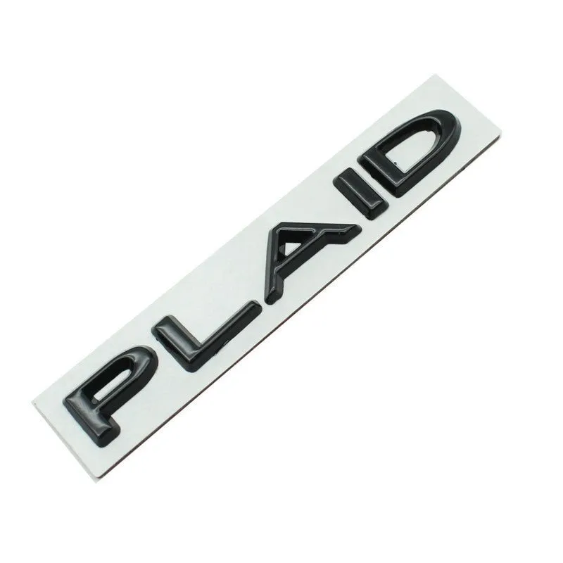 3D Metal Rear Trunk Sticker Emblem Sticker for Tesla Model 3/Y/S/X
