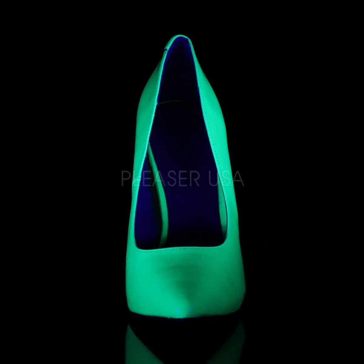 5 Inch Heel AMUSE-20 Neon Green