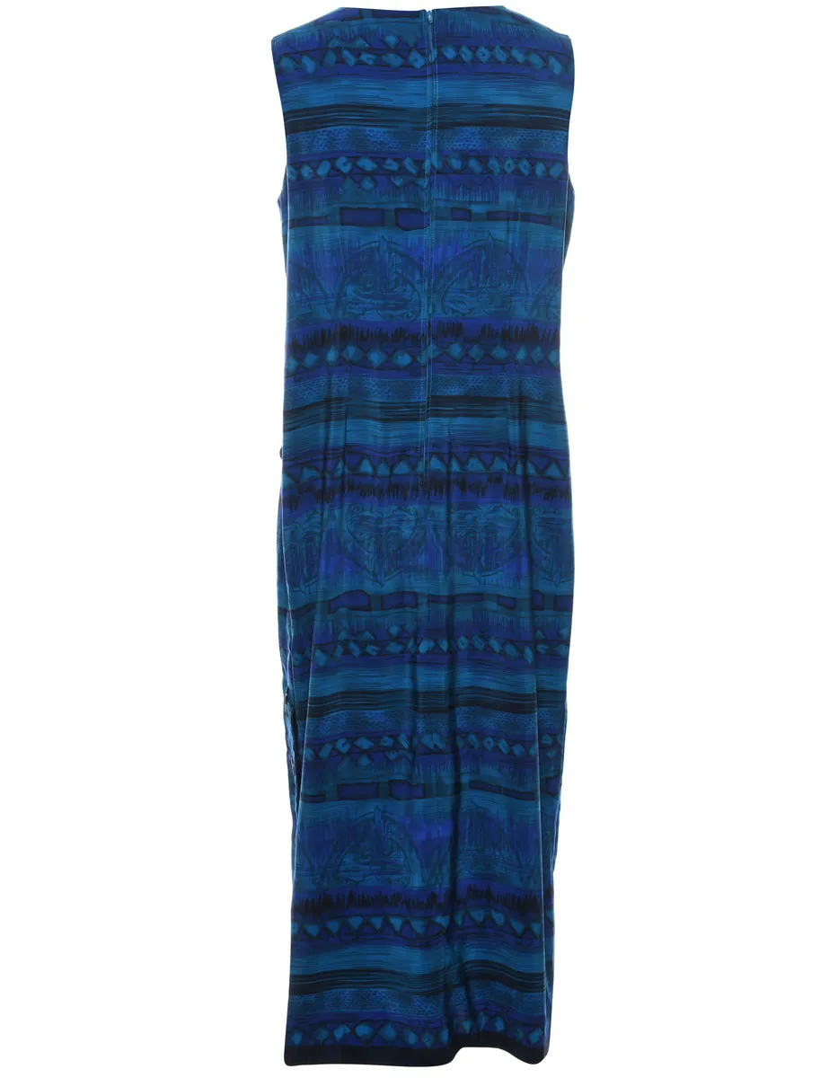 Abstract Pattern Dress - M