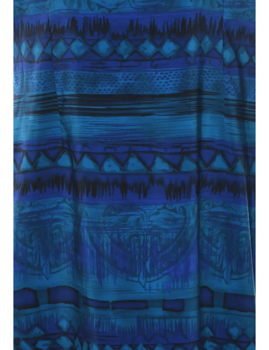 Abstract Pattern Dress - M