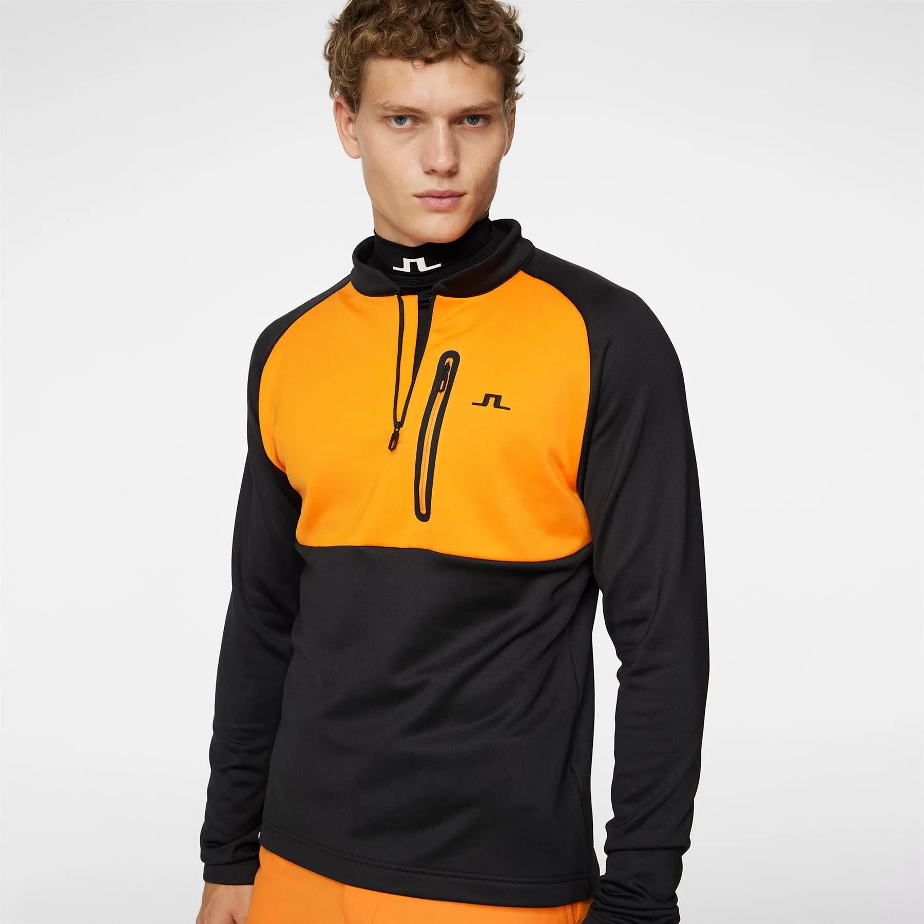 Adam Quarter Zip Mid Layer Black - AW24