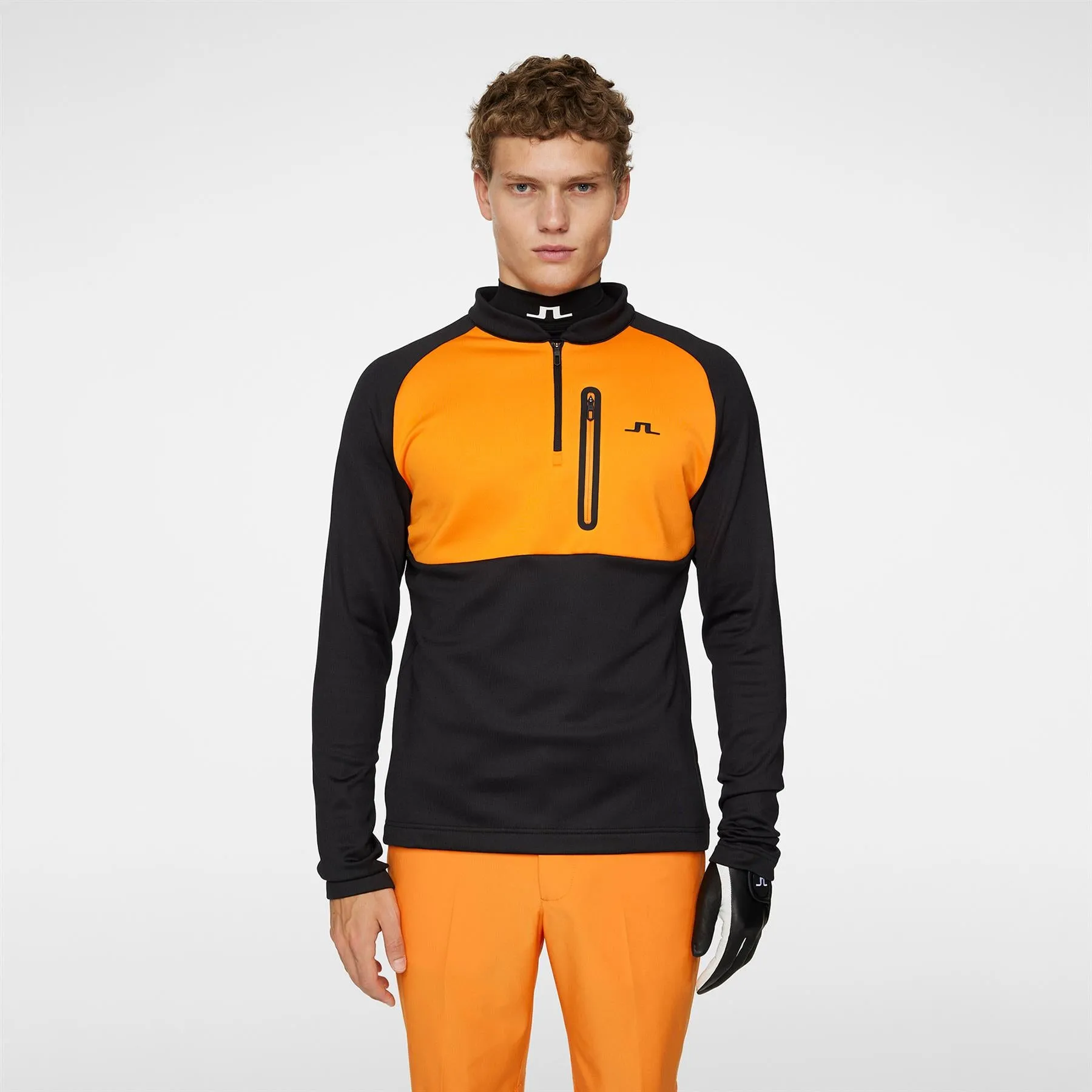 Adam Quarter Zip Mid Layer Black - AW24