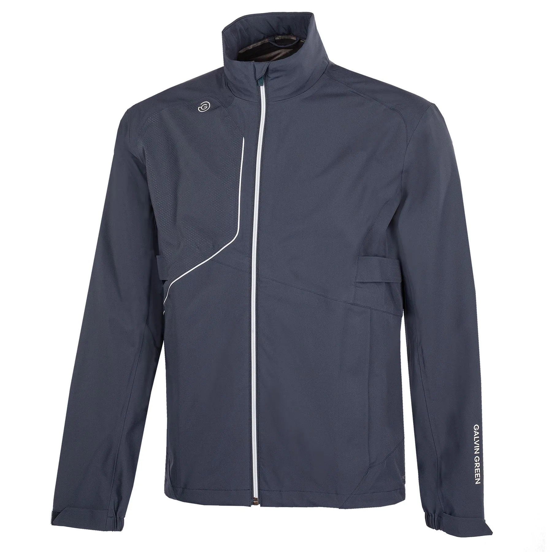 Ames PERTEX Waterproof Jacket Navy/White - AW24