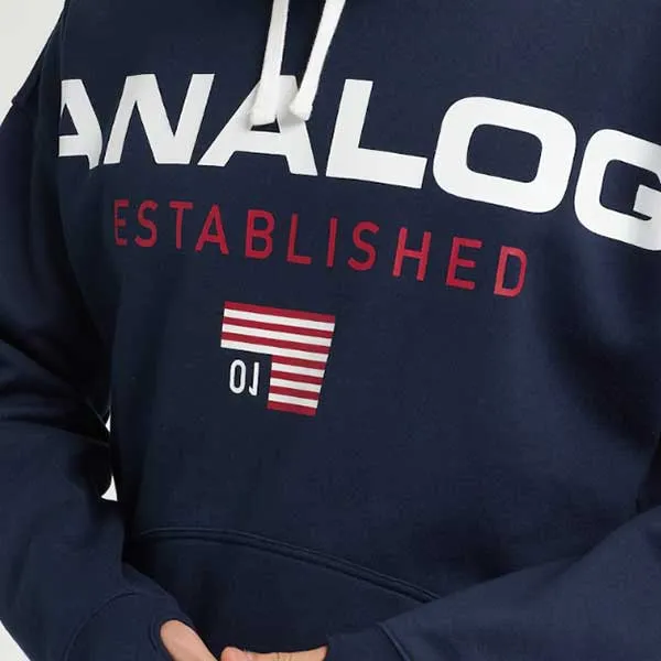 Analog 2019 Men's Crux Pullover Hoodie Mood Indigo