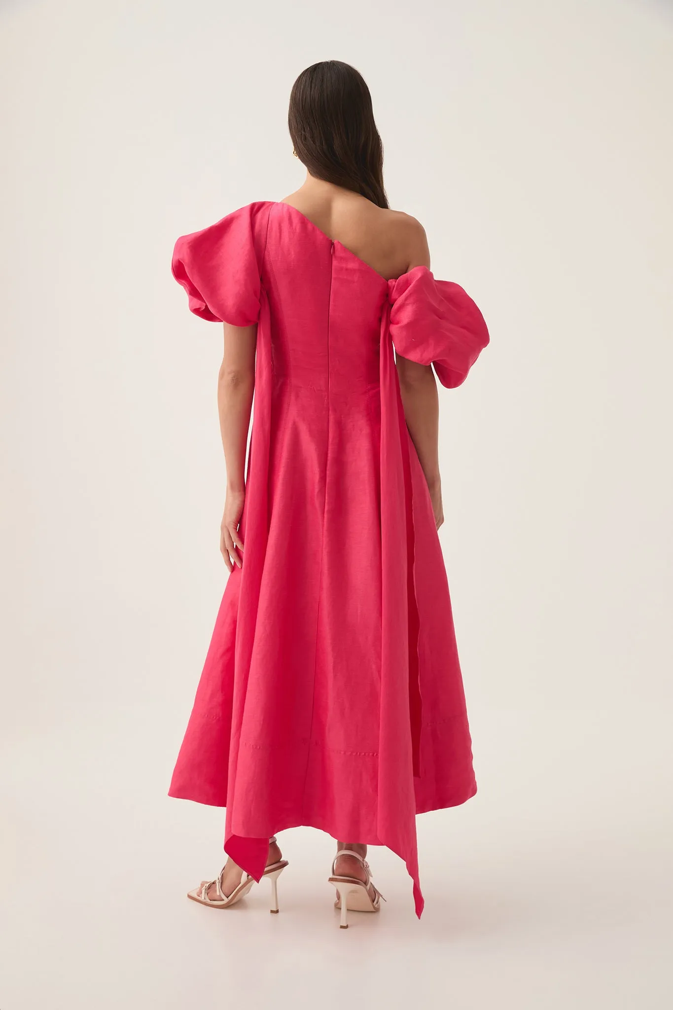 Arista Tulip Sleeve Midi Dress