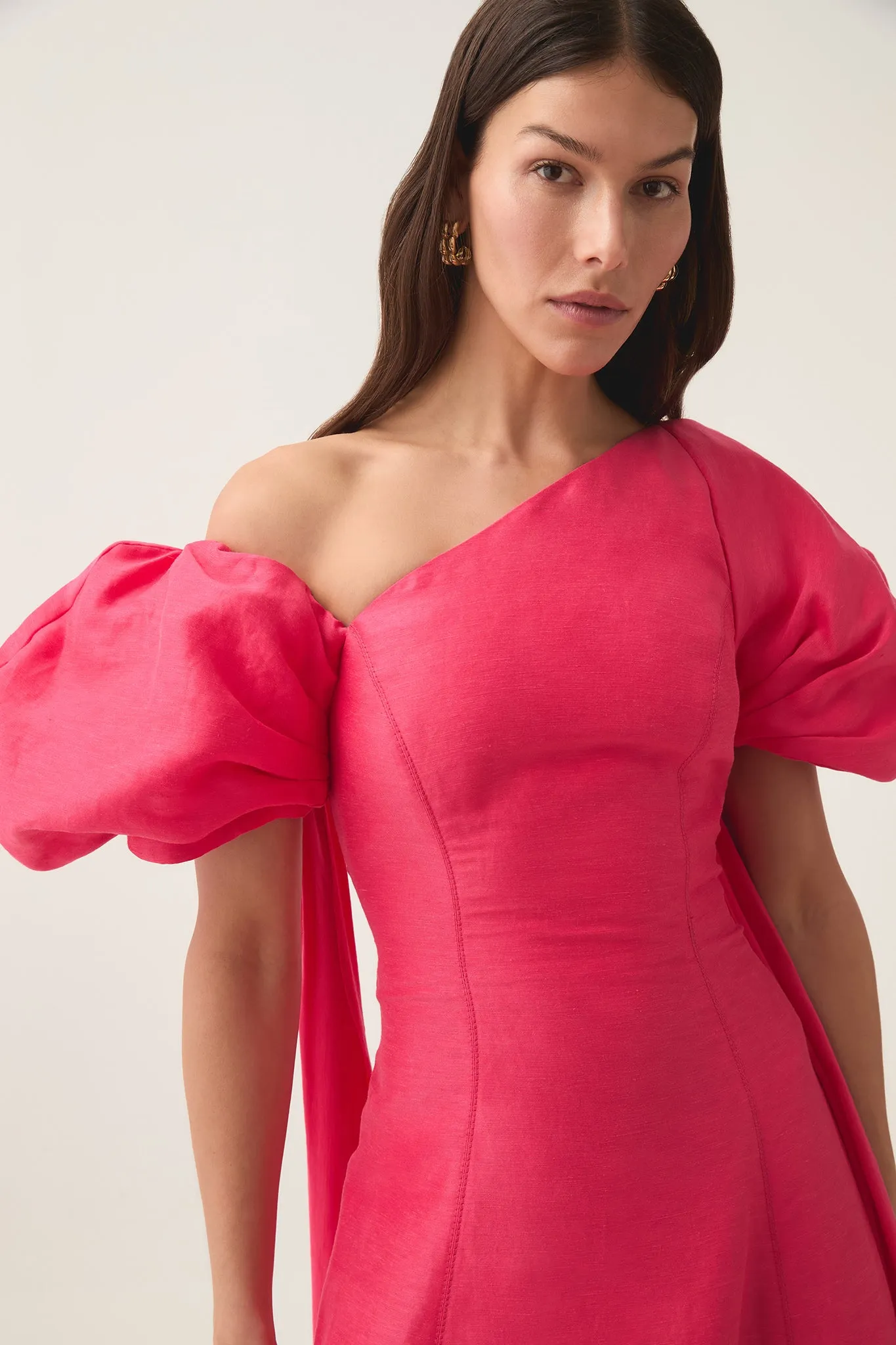 Arista Tulip Sleeve Midi Dress