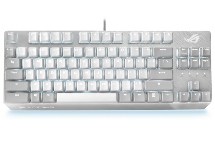 Asus ROG Strix Scope NX TKL Moonlight White Gaming Keyboard X809 (Switch: Blue | Red | Brown)