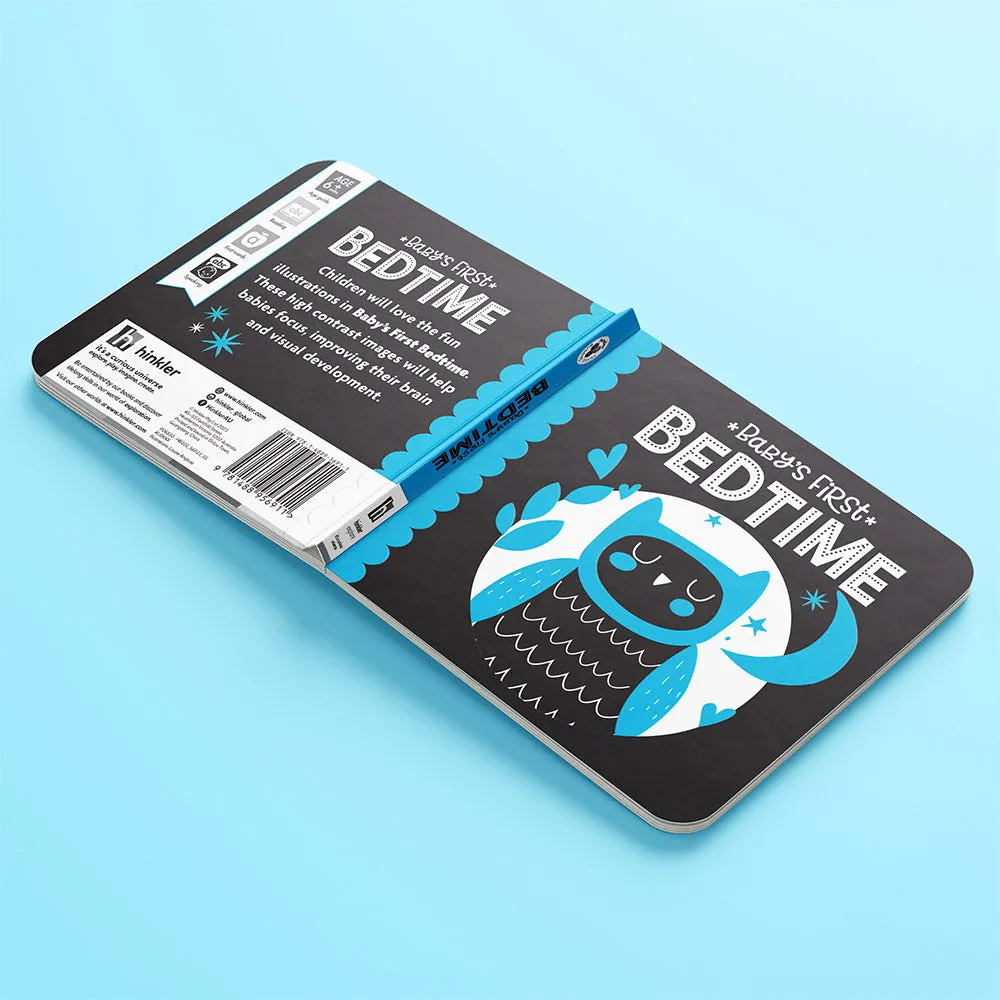 Baby’s First High Contrast Neon Board Book | Bedtime