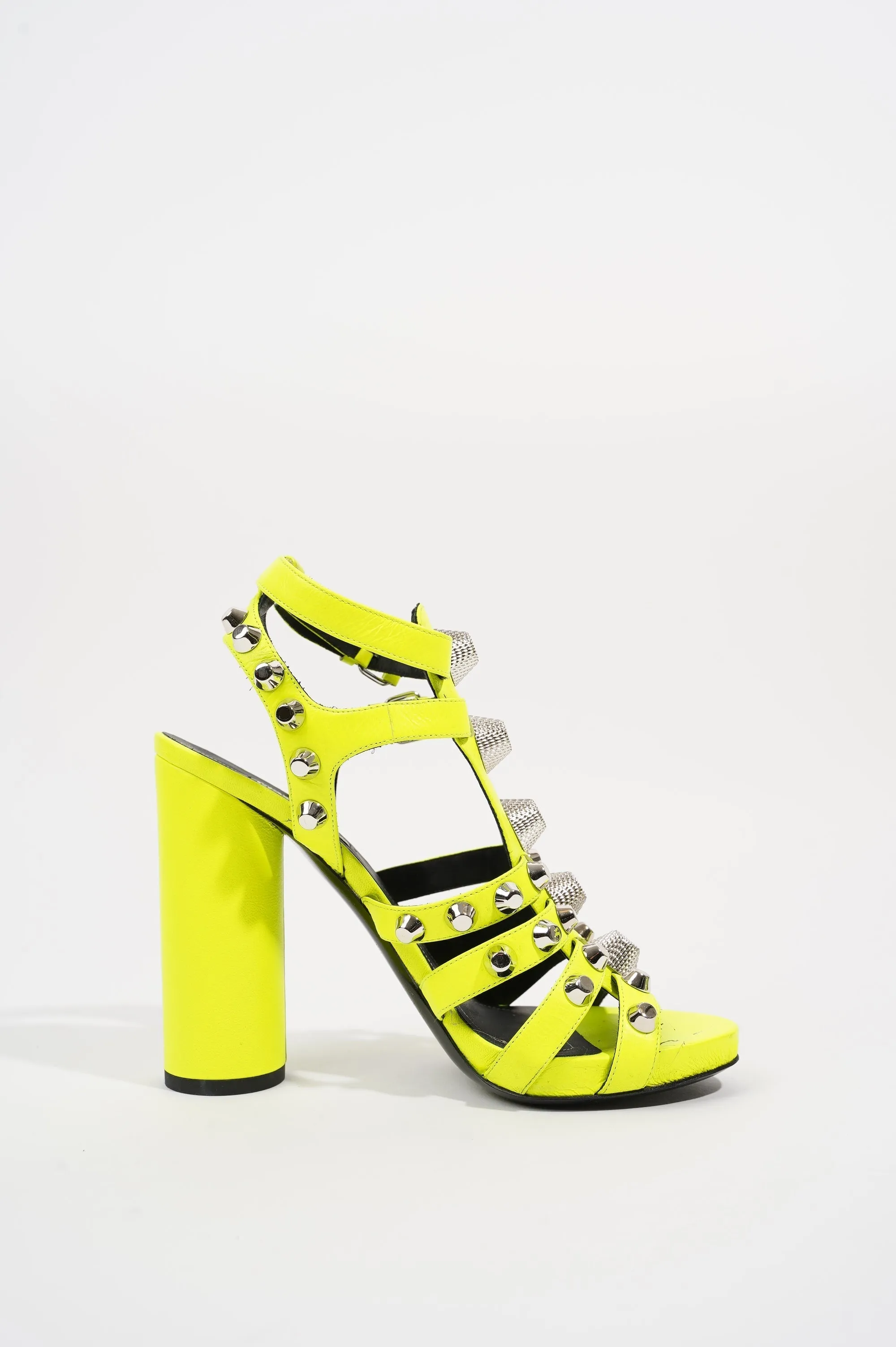 Balenciaga Womens Arena Heel Sandal EU 37 /  UK 4