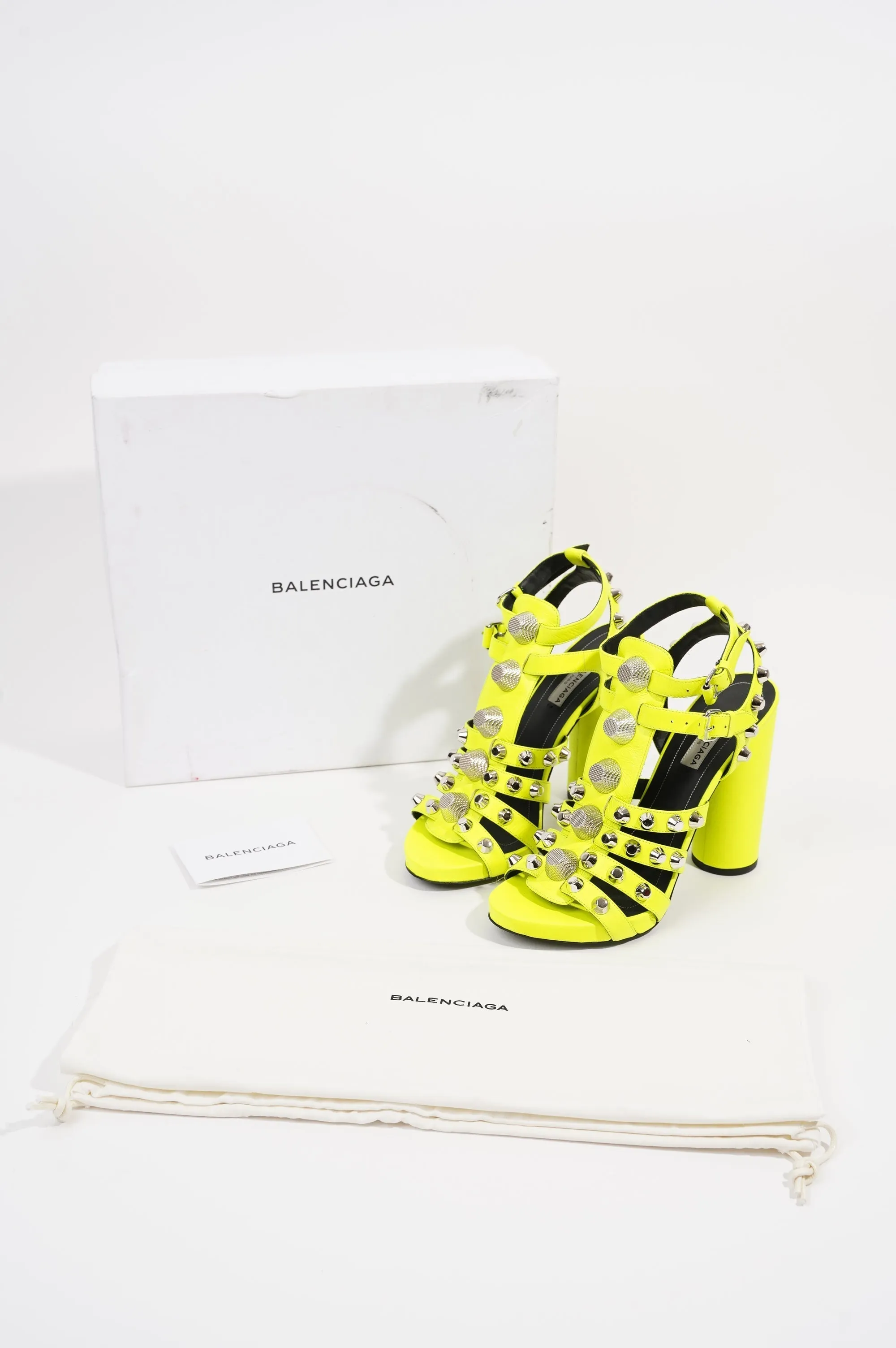 Balenciaga Womens Arena Heel Sandal EU 37 /  UK 4