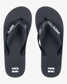 Billabong Mens Tides Slice Flip Flops - Black