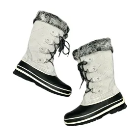 Boots Snow By Khombu In Black & Grey, Size: 7