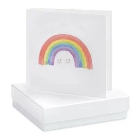 Boxed Blank Rainbow Earring Card