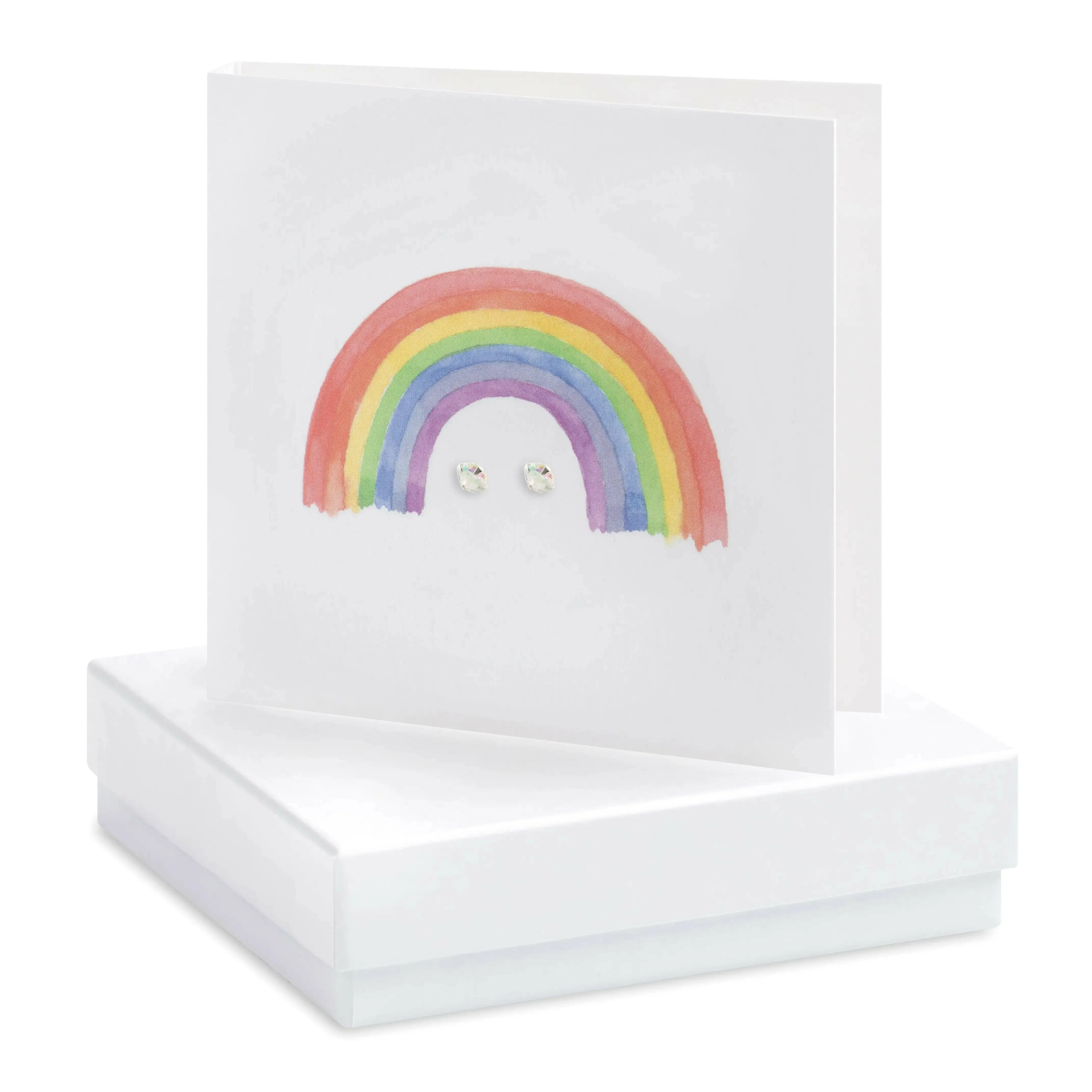Boxed Blank Rainbow Earring Card