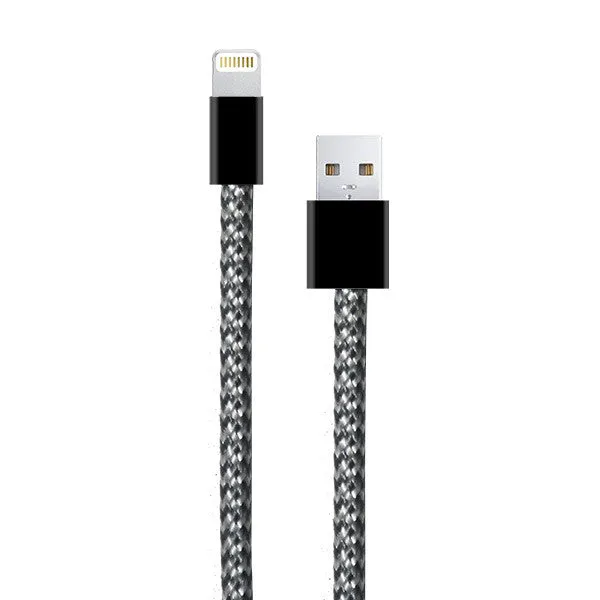 Braided 6 foot Heavy Duty Lightning Cable by Celltronix