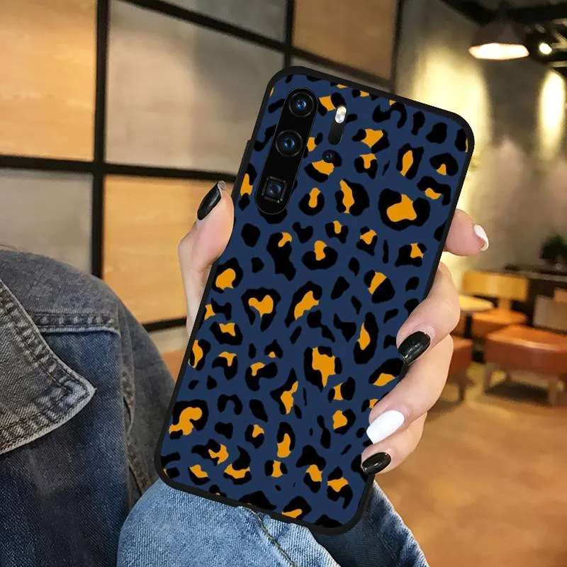 Bright Leopard Print Phone Case For Huawei