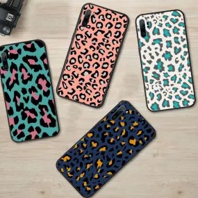 Bright Leopard Print Phone Case For Huawei