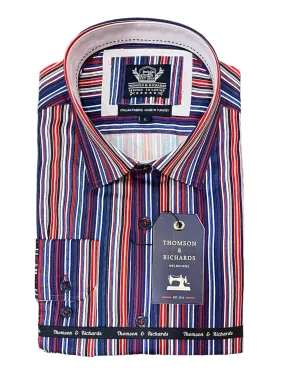 Broken Twill Barcode L/S Casual Shirt
