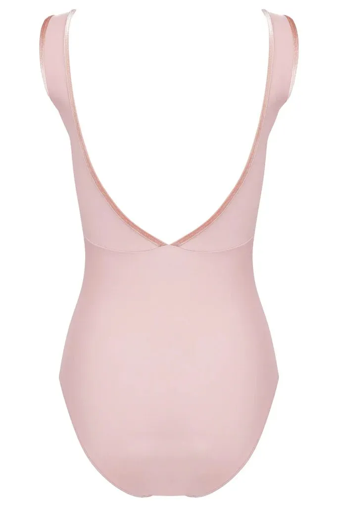 BULLET POINTE BP13411 VELVET TRIM LEOTARD