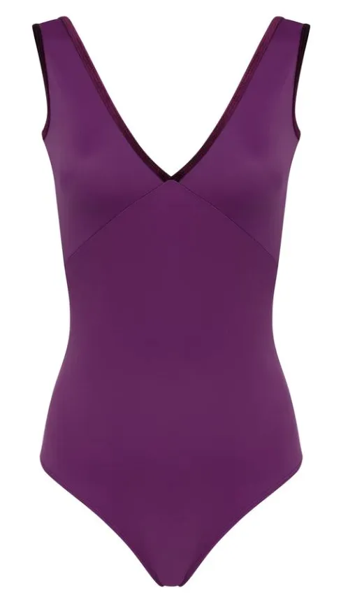 BULLET POINTE BP13411 VELVET TRIM LEOTARD