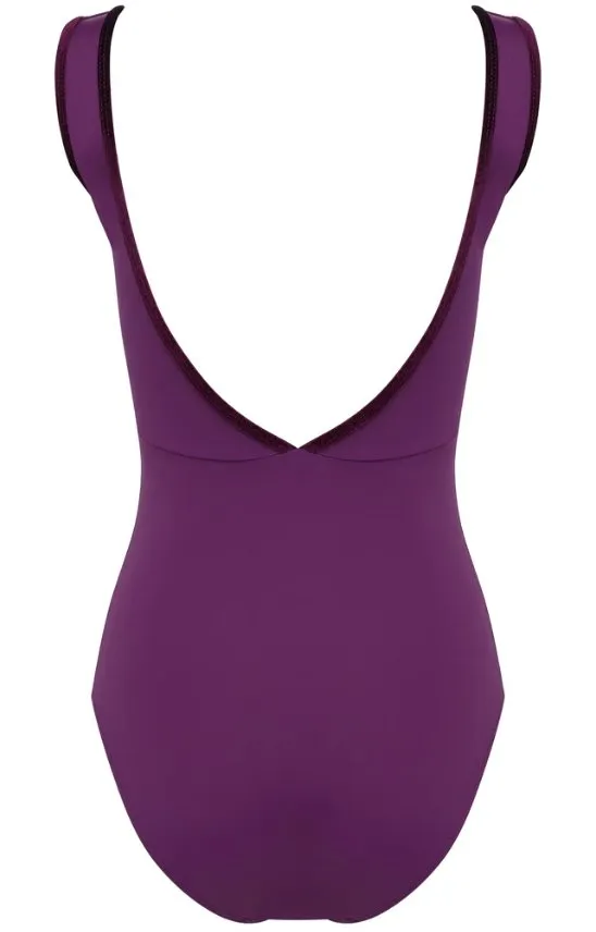 BULLET POINTE BP13411 VELVET TRIM LEOTARD
