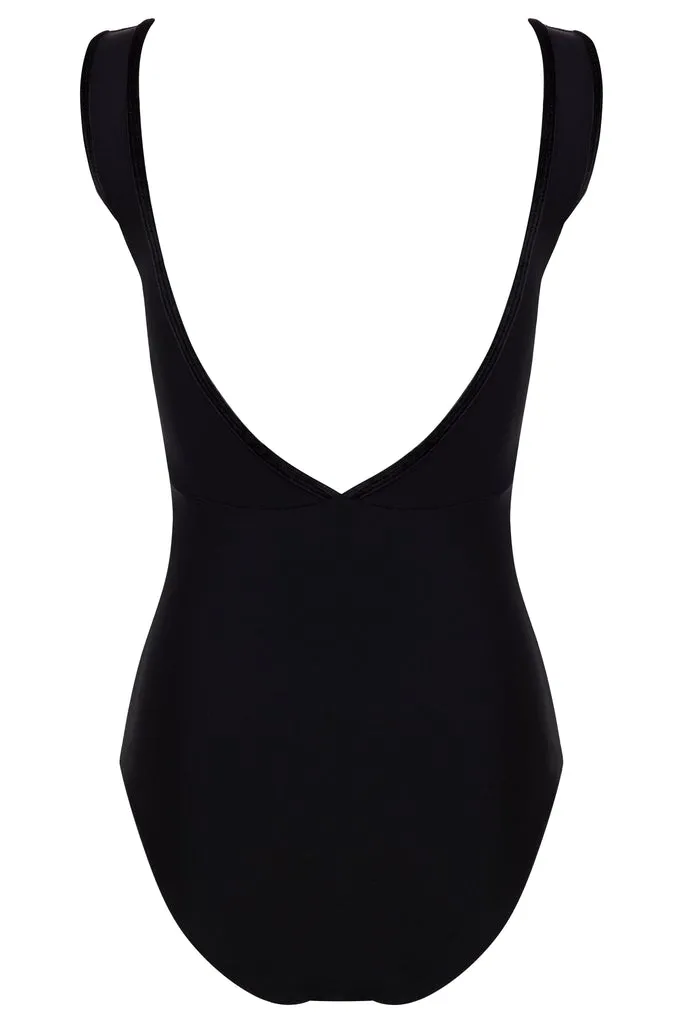 BULLET POINTE BP13411 VELVET TRIM LEOTARD