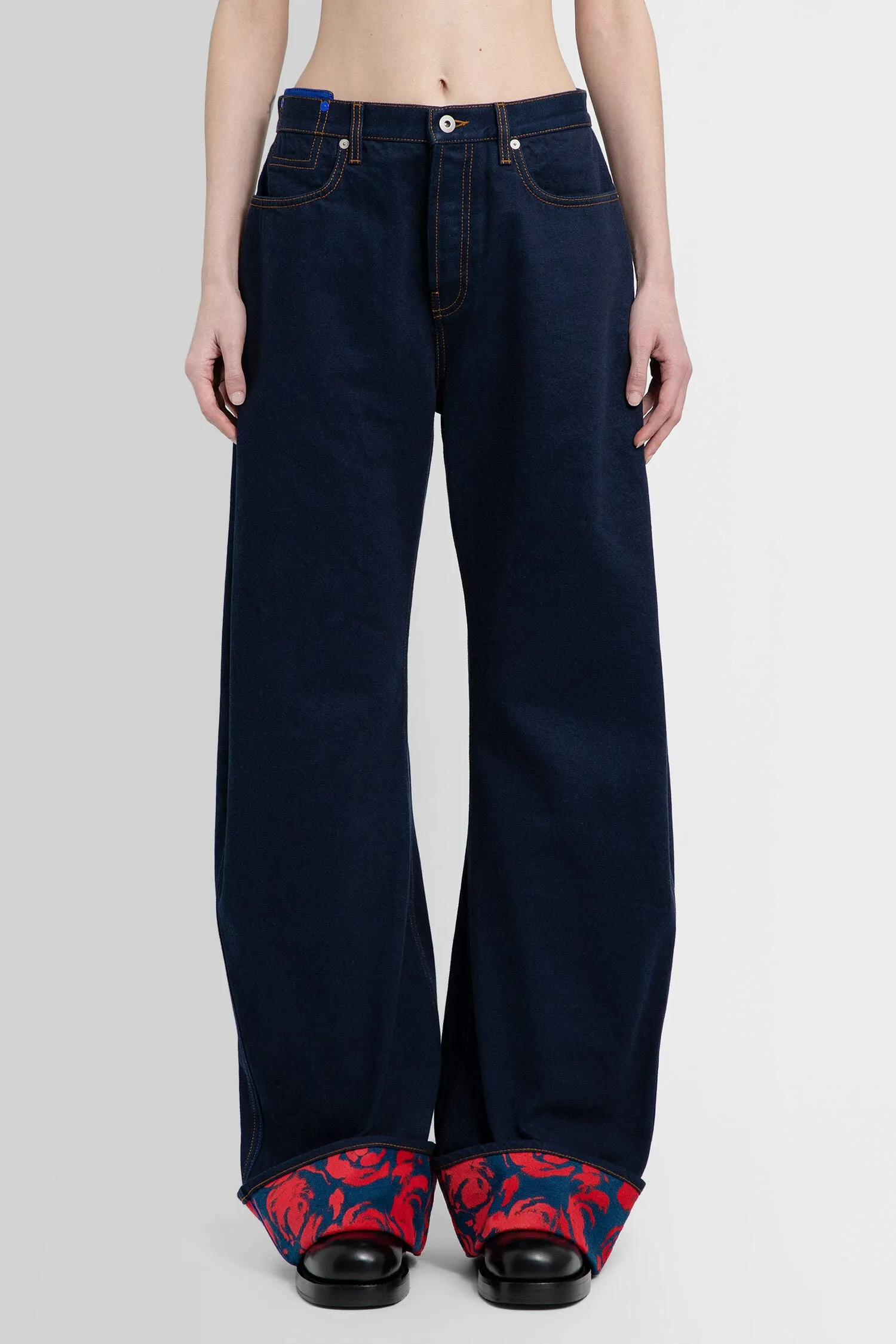 BURBERRY WOMAN BLUE JEANS