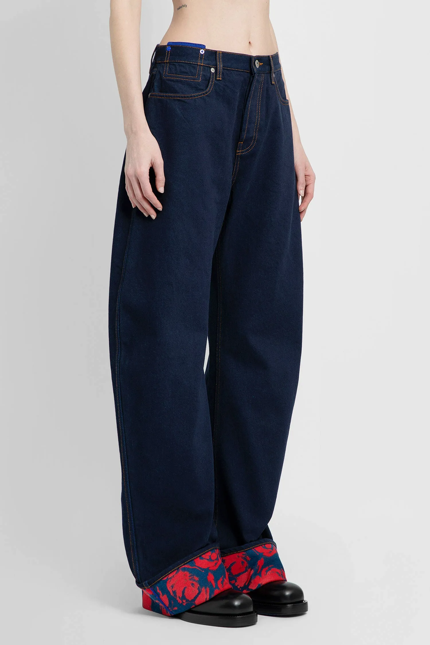 BURBERRY WOMAN BLUE JEANS