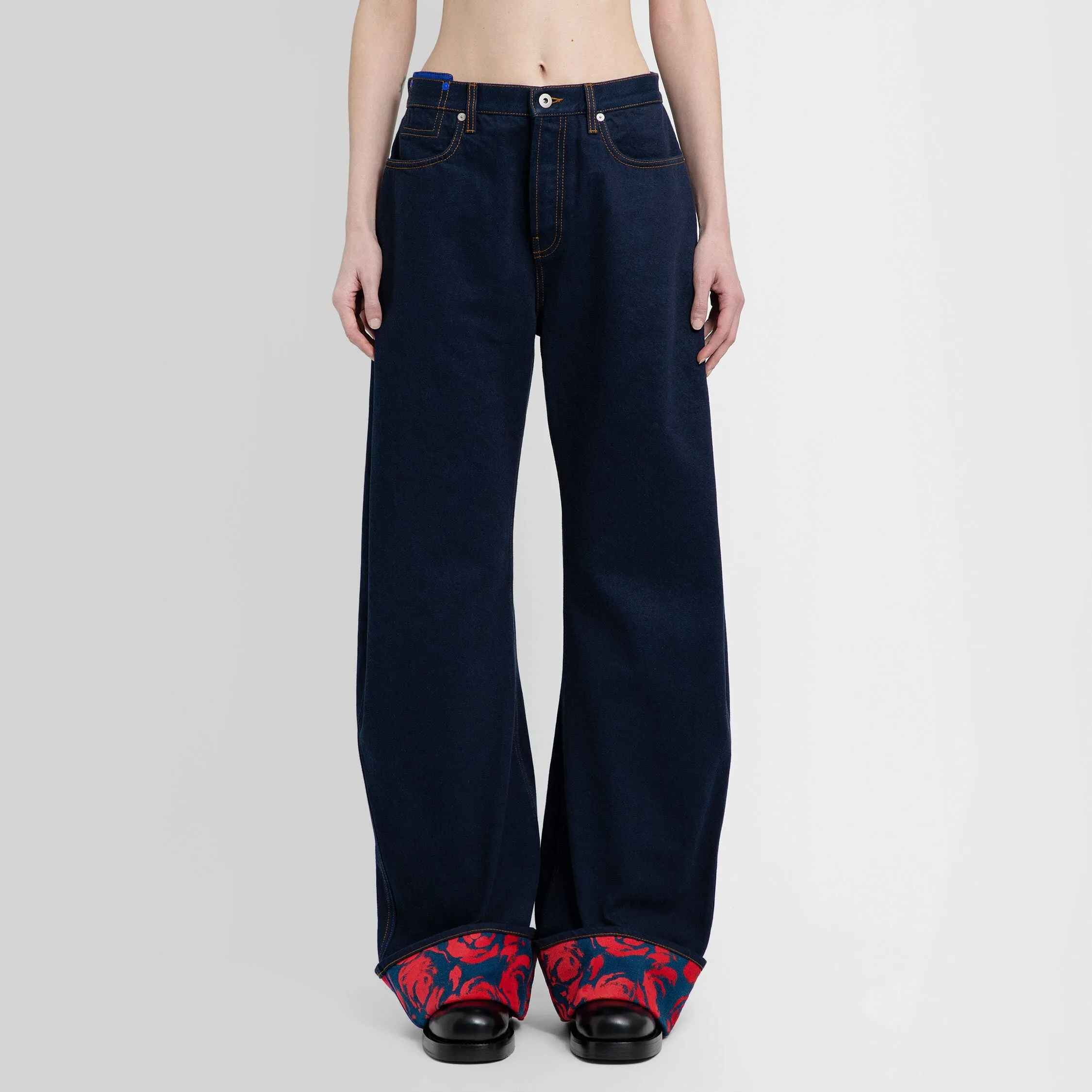 BURBERRY WOMAN BLUE JEANS