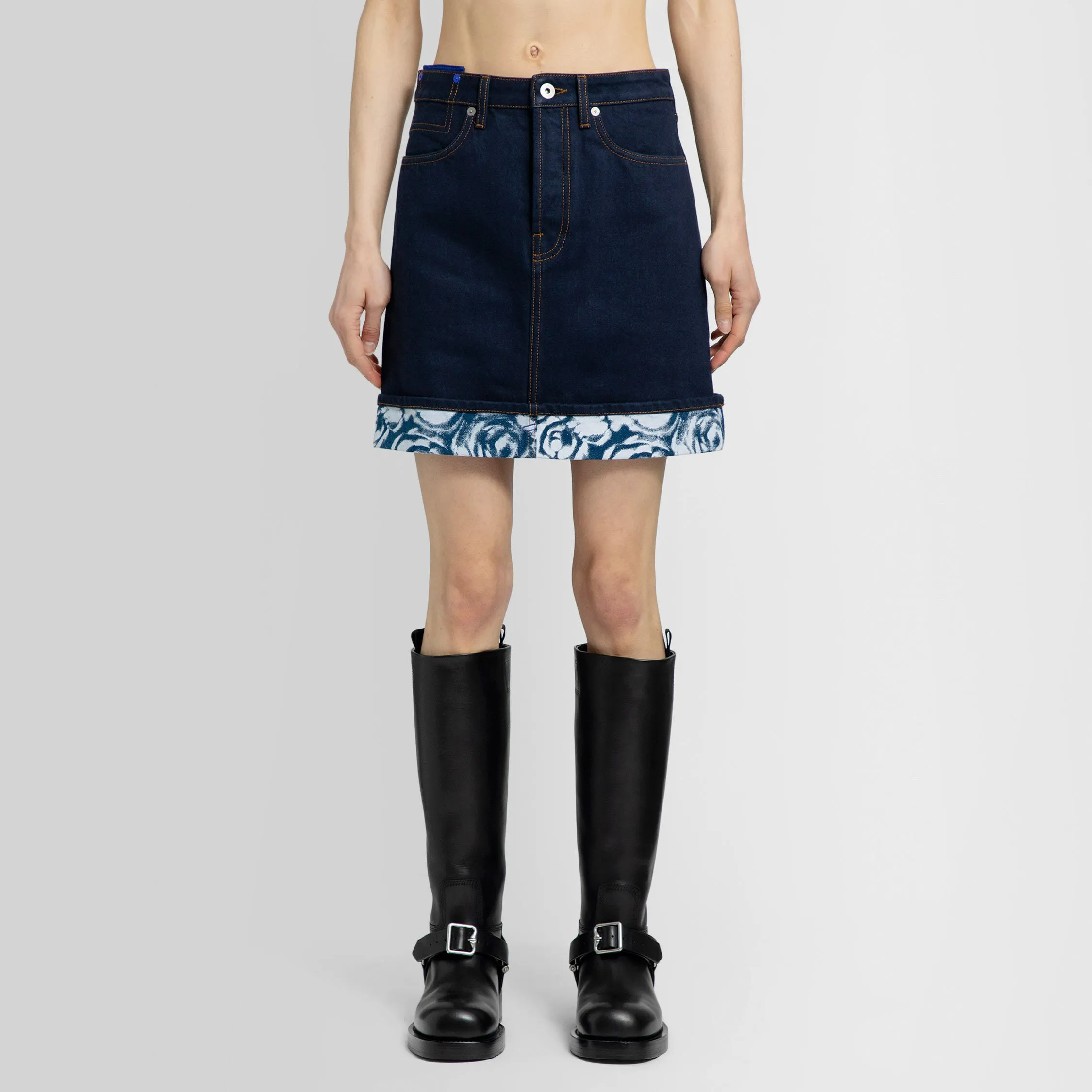 BURBERRY WOMAN BLUE SKIRTS