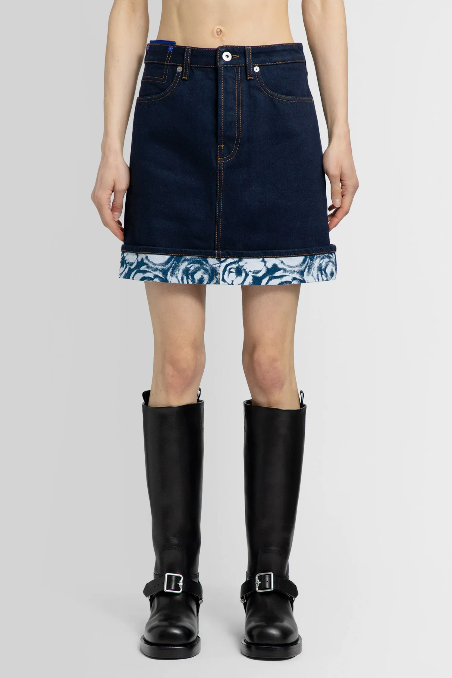 BURBERRY WOMAN BLUE SKIRTS