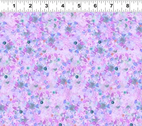 Clothworks Digital - Garden Fresh Y4261 26 Light Purple Foliage By The Yard