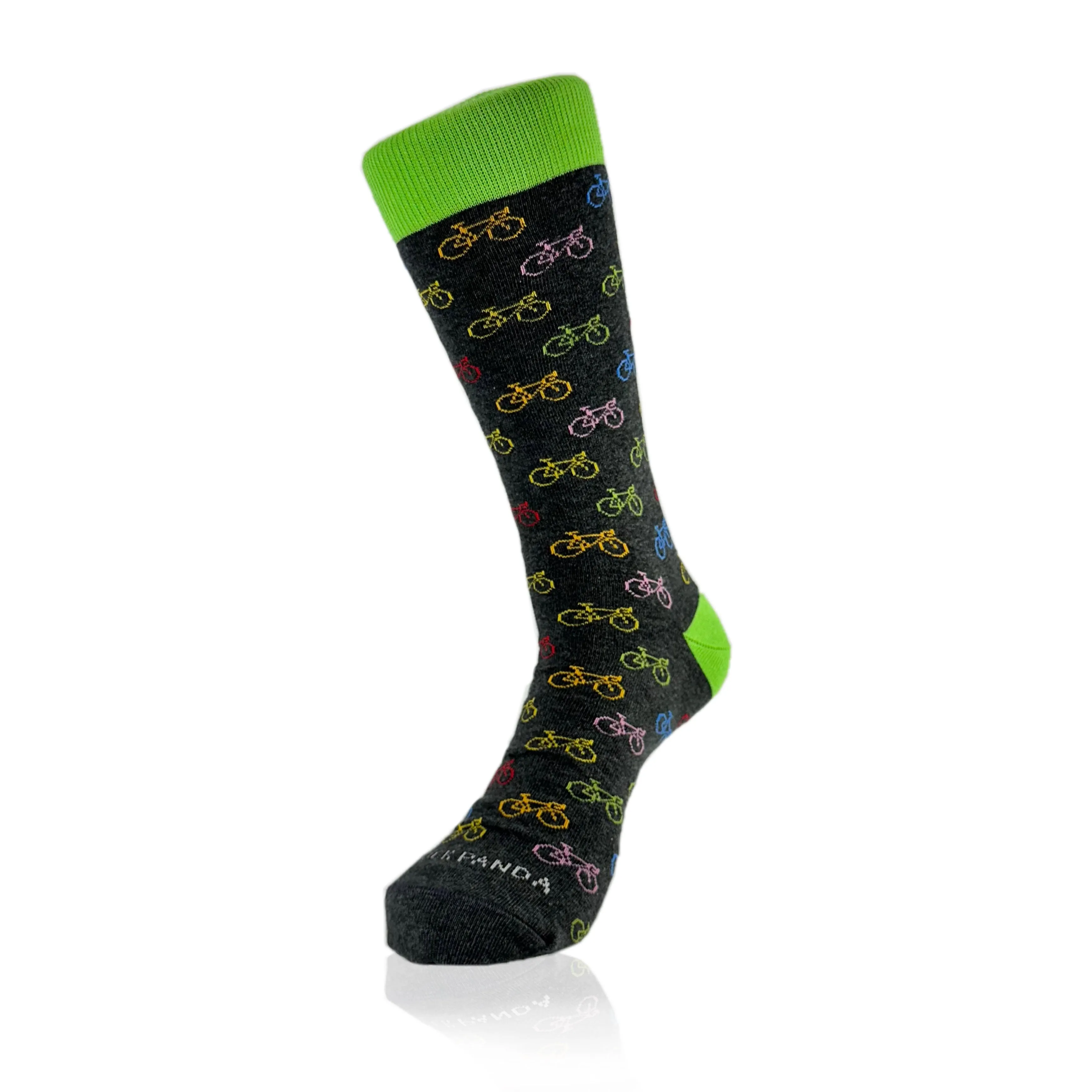 Colorful Bicycle Pattern Socks from the Sock Panda (Adult Large - Men's Shoe Sizes 8-12)