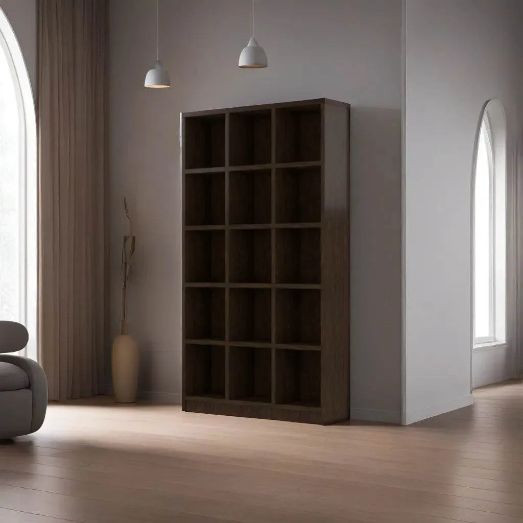 Cooper Walnut Open Bookshelf