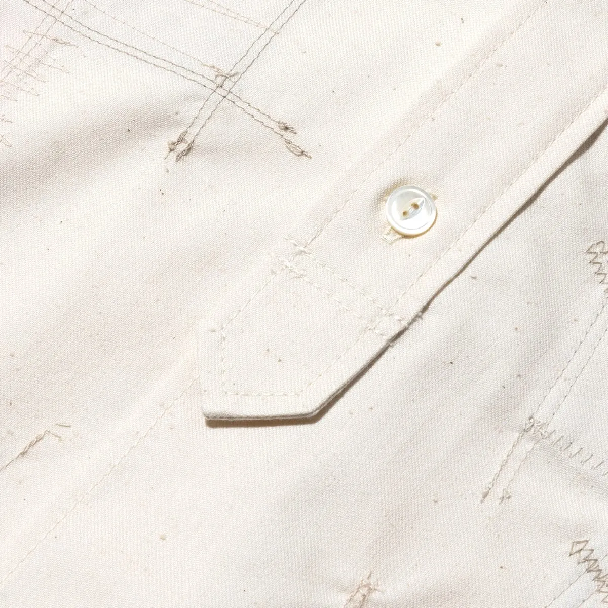 COTTON TWILL SHORT SLEEVE SHIRT