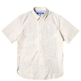 COTTON TWILL SHORT SLEEVE SHIRT