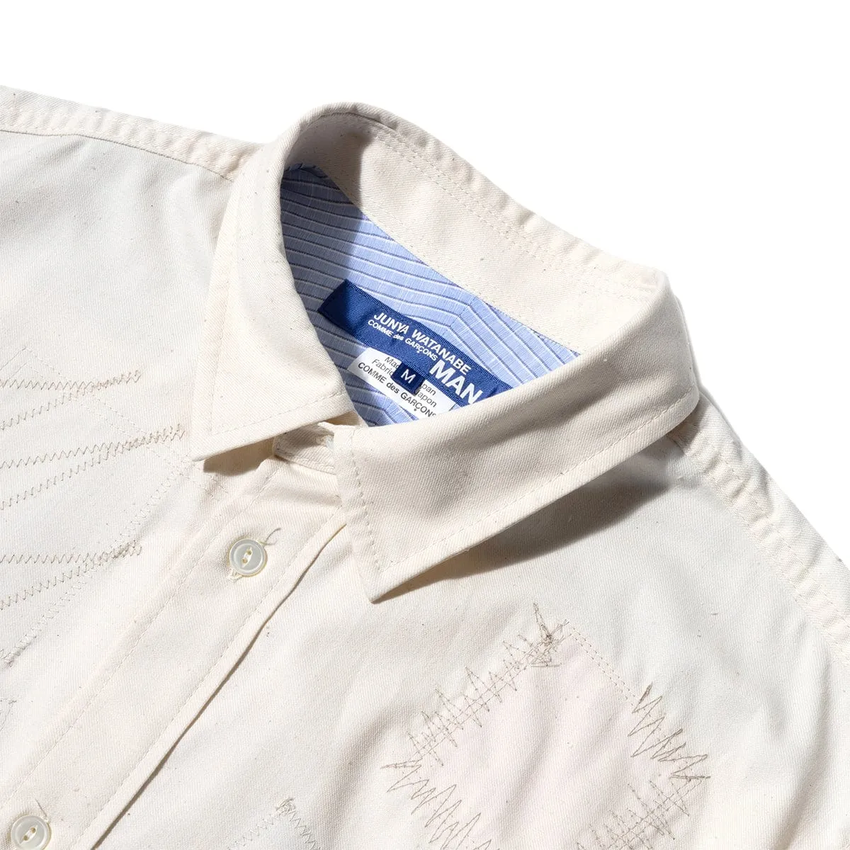 COTTON TWILL SHORT SLEEVE SHIRT