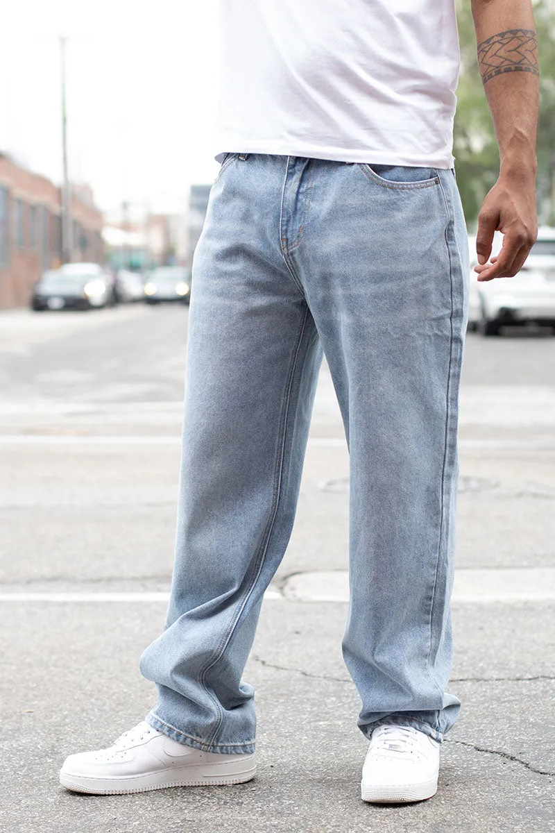 DL999 Essential Baggy Denim Jeans (Open)