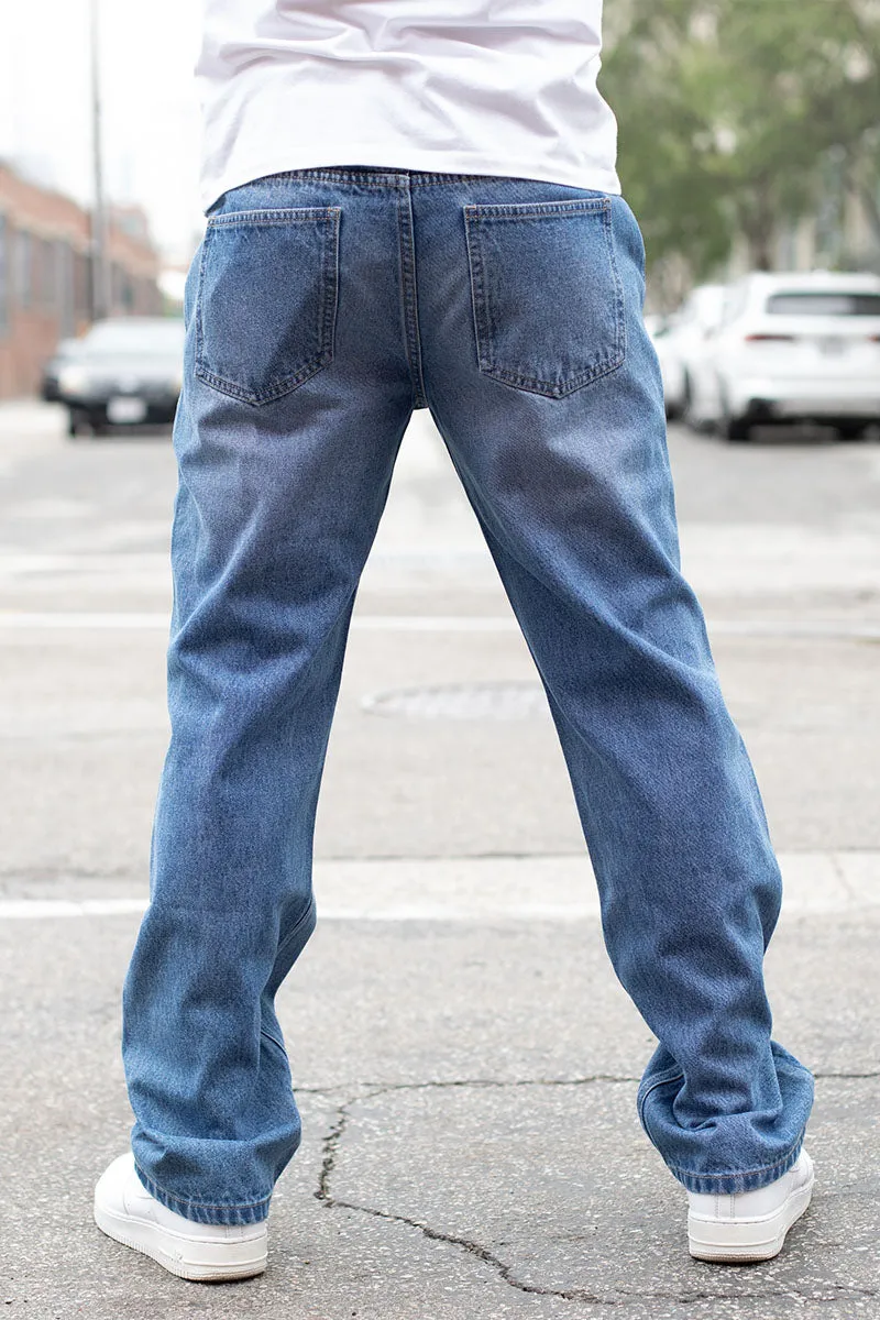 DL999 Essential Baggy Denim Jeans (Open)
