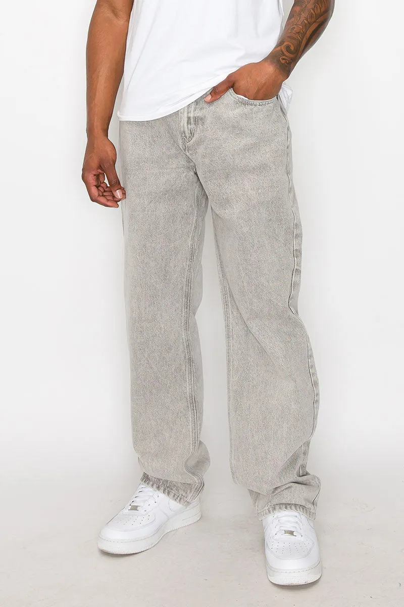 DL999 Essential Baggy Denim Jeans (Open)