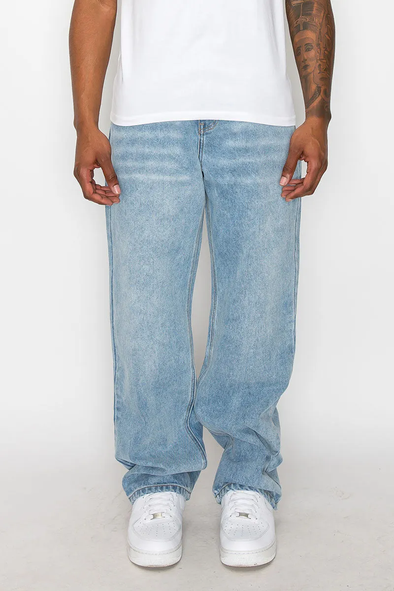 DL999 Essential Baggy Denim Jeans (Open)
