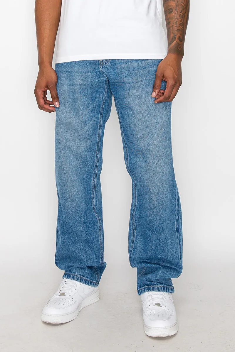 DL999 Essential Baggy Denim Jeans (Open)