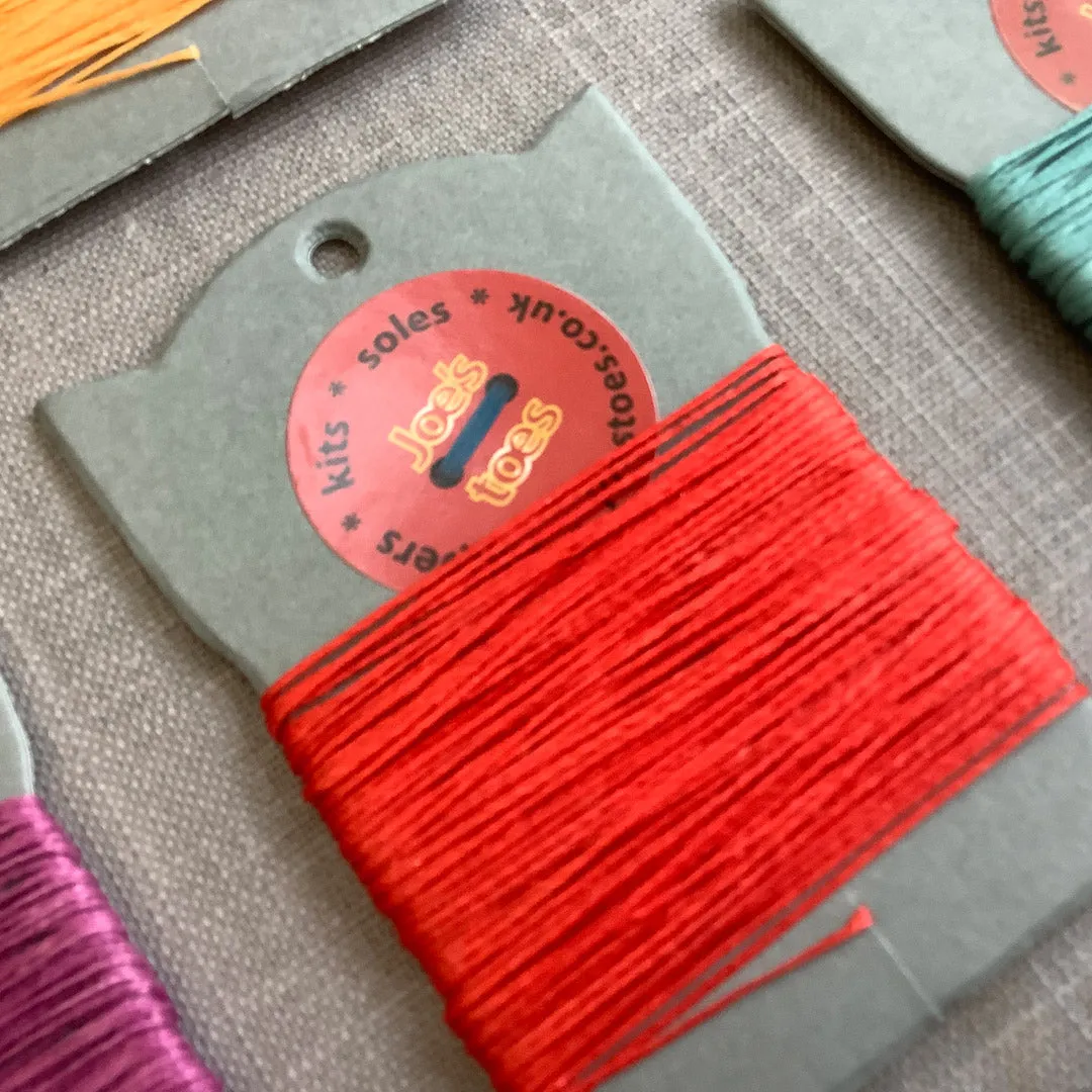 Extra Strong Waxed Thread - wide range of colours