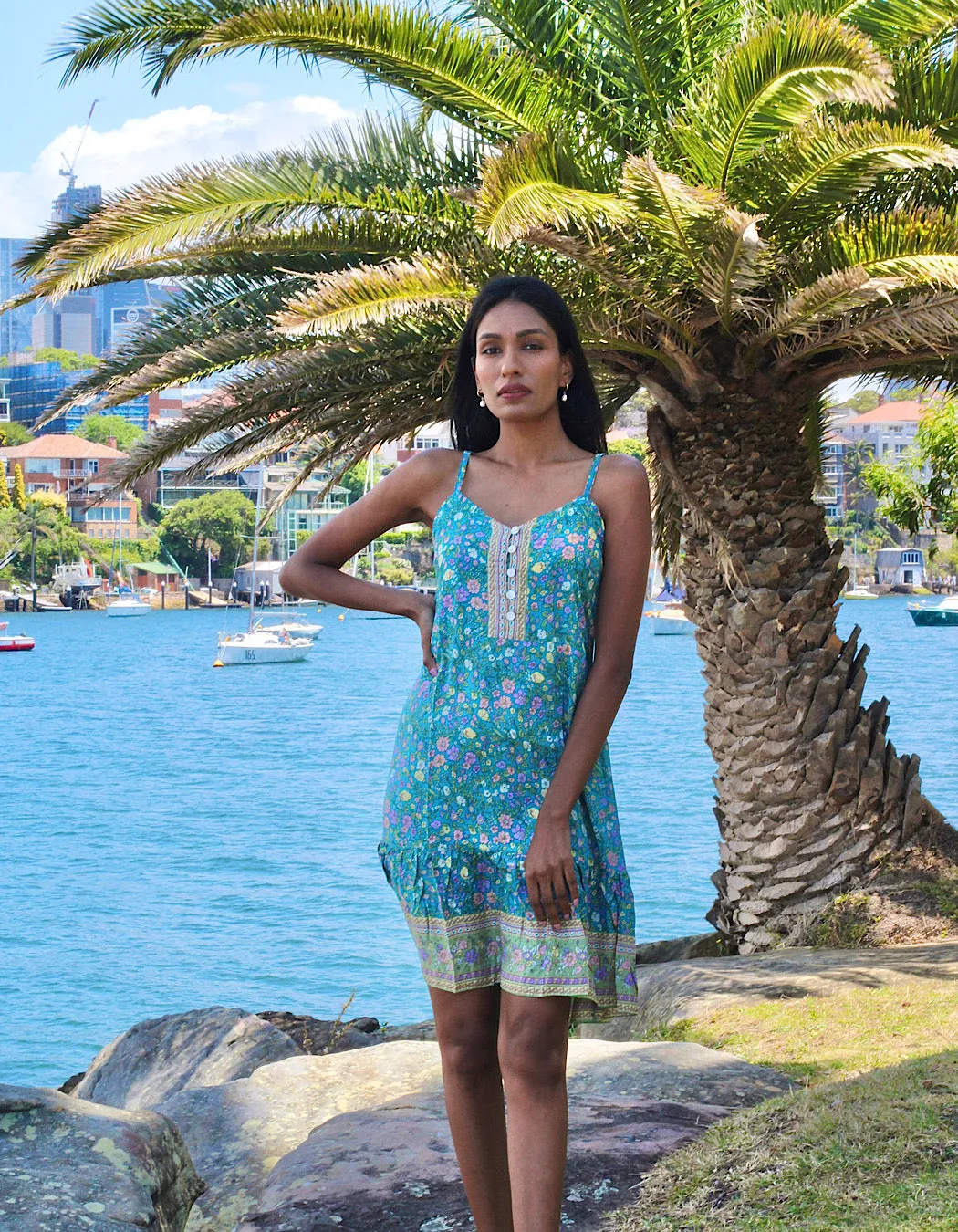 Forest Wild Flower Short Strappy