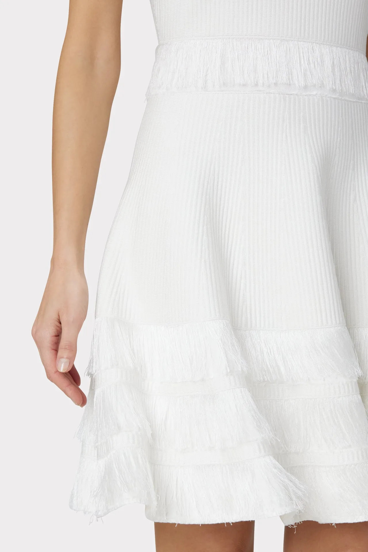 Fringe Off The Shoulder Dress